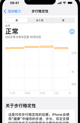 新华iPhone手机维修如何在iPhone开启'步行稳定性通知'